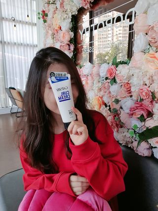 [갸스비] 곱슬 머리부터 파마까지 남자의 컬을 위한 갸스비 컬크림 — 5점을 준 리뷰어가 2021년 10월 올린 사용 사진