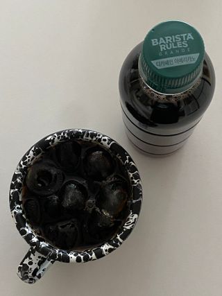 무라벨 바리스타룰스 디카페인 아메리카노 — 5점을 준 리뷰어가 2024년 4월 올린 사용 사진