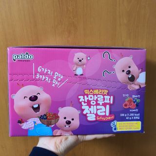 [팔도] 잔망루피젤리 믹스베리맛 42g 8개 — 5점을 준 리뷰어가 2022년 1월 올린 사용 사진