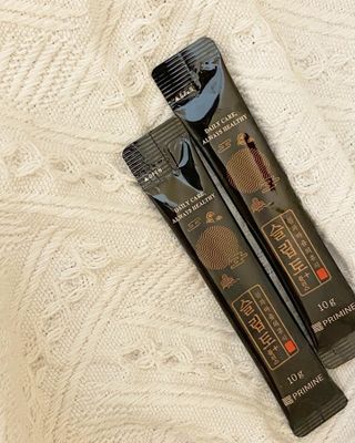 프리마인 자체 기업부설 연구소에서 찾아낸 건강한 수면의 비밀.  슬립토 플러스 30포 — 3점을 준 리뷰어가 2022년 5월 올린 사용 사진