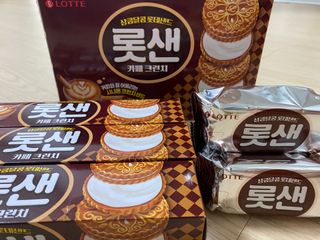 롯데제과 롯샌 카페크런치 — 5점을 준 리뷰어가 2021년 10월 올린 사용 사진
