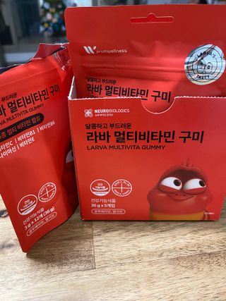 [푸름웰니스] 라바 멀티비타민 구미 36g — 5점을 준 리뷰어가 2021년 12월 올린 사용 사진
