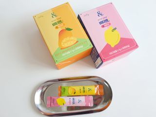 비타앤C 레몬맛, 망고맛 — 5점을 준 리뷰어가 2021년 4월 올린 사용 사진
