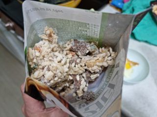 한성기업 무볼레 왕건더기 볶음밥 갈릭스테이크 — 4점을 준 리뷰어가 2021년 10월 올린 사용 사진