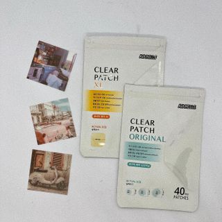 에버렐 아크네 클리어 패치 오리지널(40매) + XL(8매) 1세트, 각 1개씩 — 5점을 준 리뷰어가 2022년 5월 올린 사용 사진