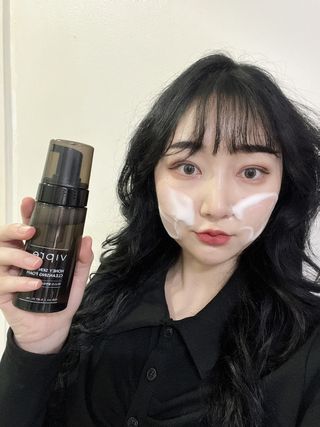 비프리코스메틱 허니 스킨 클렌징폼 150ml — 4.5점을 준 리뷰어가 2023년 2월 올린 사용 사진