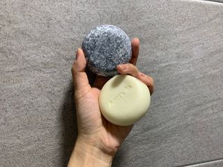 Arencia 아렌시아 솔티소다 샴푸바, 더 새틴 린스바 세트 — 5점을 준 리뷰어가 2021년 6월 올린 사용 사진