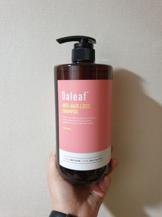 달리프 진저 베러 퍼퓸 탈모 완화 샴푸 1000ml 향 3종 — 4.5점을 준 리뷰어가 2021년 1월 올린 사용 사진