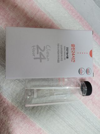 클린24시간 1BOX(5포) + 전용보틀(500ml) — 5점을 준 리뷰어가 2022년 9월 올린 사용 사진