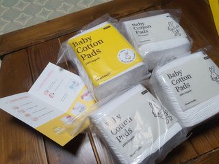 디어엘로디 프리미엄 유기농 베이비 솜티슈 40매 3 + 1 PACK — 3.5점을 준 리뷰어가 2021년 2월 올린 사용 사진