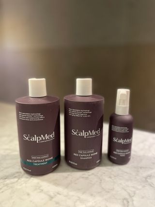 스칼프메드 레드캡슐바이옴 두피케어 프로바이오틱스 유산균 두피관리 세트 — 5점을 준 리뷰어가 2021년 4월 올린 사용 사진