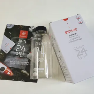 클린24시간 1BOX(5포) + 전용보틀(500ml) — 5점을 준 리뷰어가 2023년 2월 올린 사용 사진