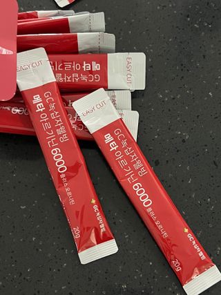 메타아르기닌 GC녹십자웰빙 메타 아르기닌 6000 플러스 오르니틴 — 5점을 준 리뷰어가 2022년 4월 올린 사용 사진