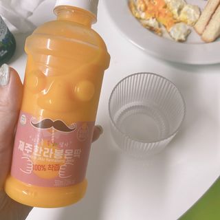 탐라원 제주의 맛, 몬딱주스 4종세트 - 한라봉몬딱주스, 천혜향몬딱주스, 청귤에이드, 당근몬딱주스 — 5점을 준 리뷰어가 2021년 7월 올린 사용 사진