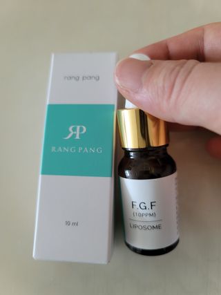 랑팡 EGF+FGF 10ppm 리포좀 앰플 원액 10ml — 5점을 준 리뷰어가 2021년 11월 올린 사용 사진