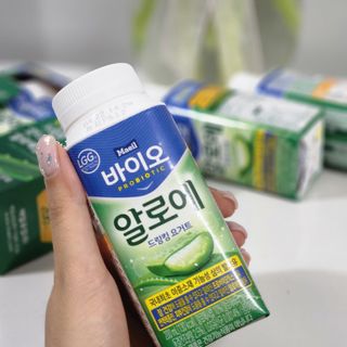 LIVE 매일바이오 알로에 드링킹 요거트 — 5점을 준 리뷰어가 2022년 4월 올린 사용 사진