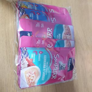 비타크래프트 고양이 수프 50g 3가지맛 x4팩씩 총 12팩 — 5점을 준 리뷰어가 2021년 10월 올린 사용 사진