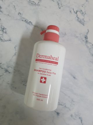 더마힐 헤어 컨디셔닝 샴푸 500ml 3종 중 택1 — 5점을 준 리뷰어가 2021년 4월 올린 사용 사진