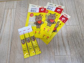 [레모나] 강아지 레모나 강아직 영양 간식 4종 택 1 — 5점을 준 리뷰어가 2023년 12월 올린 사용 사진