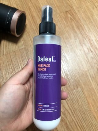 달리프 글램 헤어팩 인미스트 200ml — 5점을 준 리뷰어가 2021년 1월 올린 사용 사진