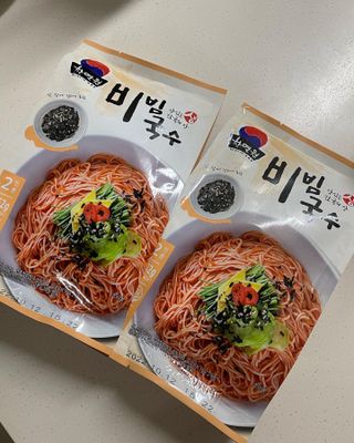 [한면원] 비빔국수 2인분 — 1점을 준 리뷰어가 2022년 8월 올린 사용 사진