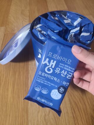 서울약사신협_프로바이오생유산균_2.5G x 100포 — 5점을 준 리뷰어가 2021년 2월 올린 사용 사진