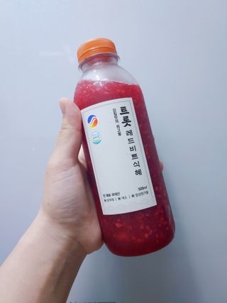 트롯전통식혜 트롯레드비트식혜 1리터 +500리터 — 5점을 준 리뷰어가 2021년 5월 올린 사용 사진