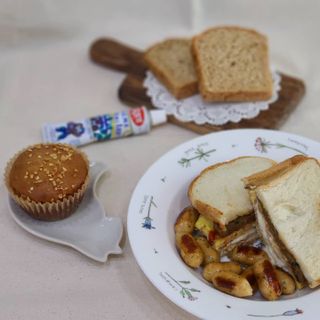 롯데제과 Vbread 포카치아식빵1개 + 미니식빵 1개 + 머핀 2개 세트 — 5점을 준 리뷰어가 2021년 9월 올린 사용 사진