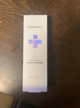 바노바기 코스메틱 바노바기 밀크씨슬 리페어 시카 선스크린 플러스 50ml — 5점을 준 리뷰어가 2023년 3월 올린 사용 사진