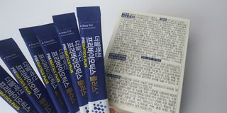 메이준뉴트리 더블액션 프리바이오틱스 플러스+ — 5점을 준 리뷰어가 2021년 4월 올린 사용 사진