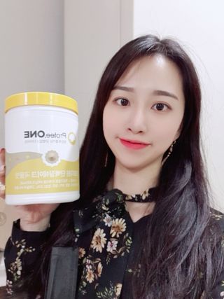프로티원 단백질쉐이크 곡물맛 2주분 1통+보틀 — 5점을 준 리뷰어가 2021년 3월 올린 사용 사진