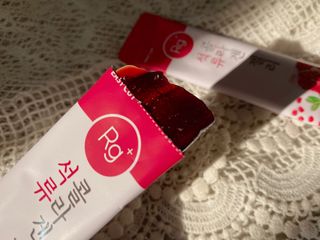 함초록 Rg+ 석류콜라겐젤리 — 5점을 준 리뷰어가 2021년 3월 올린 사용 사진
