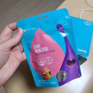 푸름웰니스 라바 쑥쑥구미 36g — 5점을 준 리뷰어가 2022년 3월 올린 사용 사진