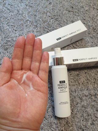 리생 [Re생] 퍼팩트 앰플 이중 기능성 미스트 100ml  피부미백 주름개선 = 총 2개 200ml 증정 — 5점을 준 리뷰어가 2021년 9월 올린 사용 사진