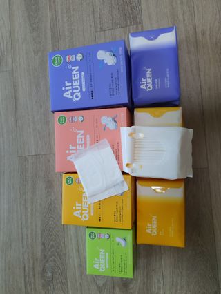 에어퀸 뉴브레스 유기농 생리대 4종 (팬티라이너 20P + 중형 10P + 대형 10P + 오버나이트 8P)_체험단 — 5점을 준 리뷰어가 2024년 6월 올린 사용 사진