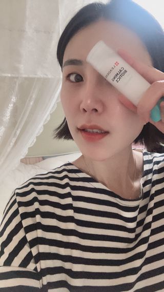 리더스코스메틱 카밍 바이오틱스 앰플 — 4점을 준 리뷰어가 2021년 2월 올린 사용 사진
