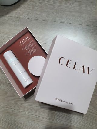 프리마인 바르기만 하면 철벽 스킨케어+24시간 마스크팩 효과. 셀라브 리제너레이팅 시스템 부스터+크림 세트 — 5점을 준 리뷰어가 2023년 5월 올린 사용 사진