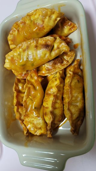 한만두 진한 해물맛 짬뽕만두 1kg — 5점을 준 리뷰어가 2021년 4월 올린 사용 사진
