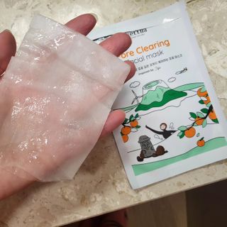 세뚜아(Cettua) [세뚜아] 포어 클리어링 마스크 Cettua Pore Clearing facial mask 5매 — 5점을 준 리뷰어가 2024년 2월 올린 사용 사진
