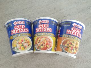 NISSIN 닛신 컵누들  4종 - 씨푸드오리지날, 씨푸드 스파이시, 씨푸드 커리, 씨푸드 XO소스 — 5점을 준 리뷰어가 2021년 10월 올린 사용 사진