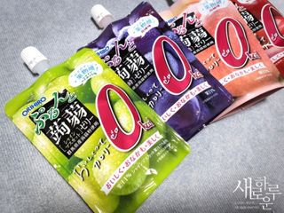 ORIHIRO 오리히로 곤약젤리 제로칼로리 130g 4종 4팩(맛별로 1팩씩) — 5점을 준 리뷰어가 2023년 3월 올린 사용 사진