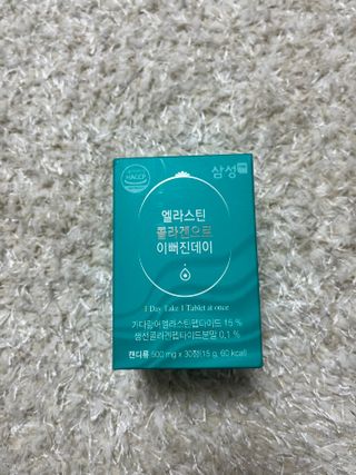 체인미 엘라스틴 콜라겐으로 이뻐진데이 500mg x 30정 — 5점을 준 리뷰어가 2021년 12월 올린 사용 사진