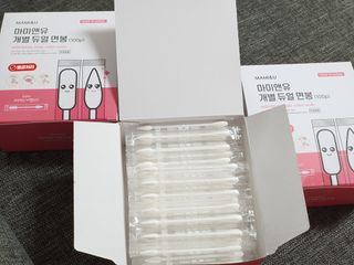 마미앤유 개별 듀얼면봉 — 5점을 준 리뷰어가 2022년 2월 올린 사용 사진