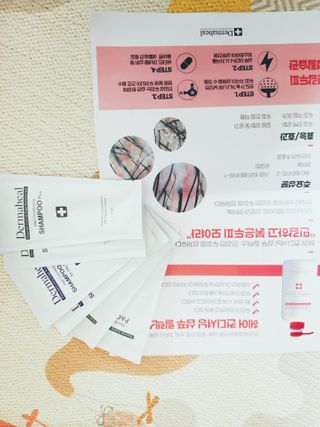 더마힐 헤어 컨디셔닝 샴푸 릴렉스 500ml — 4점을 준 리뷰어가 2021년 1월 올린 사용 사진