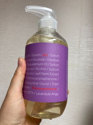 빅그린 베이비라인 3종세트 - 샴푸앤바디워시500ml,올인원로션500ml,바디크림170ml — 5점을 준 리뷰어가 2022년 11월 올린 사용 사진