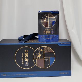 광동생활건강 [광동] 바르게 만든 녹용, 광동정녹청 30포. — 5점을 준 리뷰어가 2022년 6월 올린 사용 사진