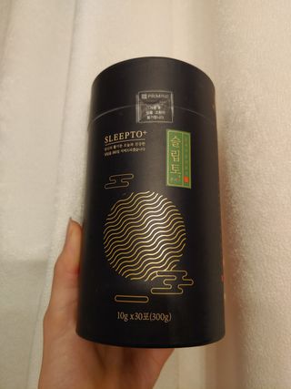 프리마인 자체 기업부설 연구소에서 찾아낸 건강한 수면의 비밀.  슬립토 플러스 30포 — 5점을 준 리뷰어가 2022년 6월 올린 사용 사진