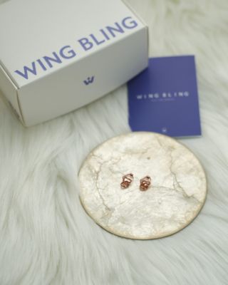 [윙블링] 14k post 누노 더블 체인 베이직 원터치 링귀걸이 — 4점을 준 리뷰어가 2025년 1월 올린 사용 사진