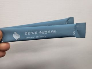 클린24시간 슬림앤유산균 1박스 (3.5g X 15포) — 4점을 준 리뷰어가 2022년 7월 올린 사용 사진