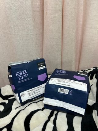 N[템포 ] 패드 내추럴 순면 입는 오버나이트 5P * 2개 — 5점을 준 리뷰어가 2024년 1월 올린 사용 사진